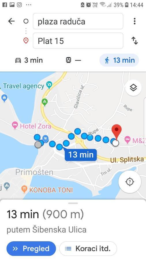 Apartmani Toni Poce 2 Primošten Esterno foto